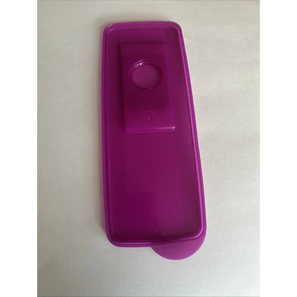 TUPPERWARE Fresh N Pure Covered Ice Cube Tray Purple Lid